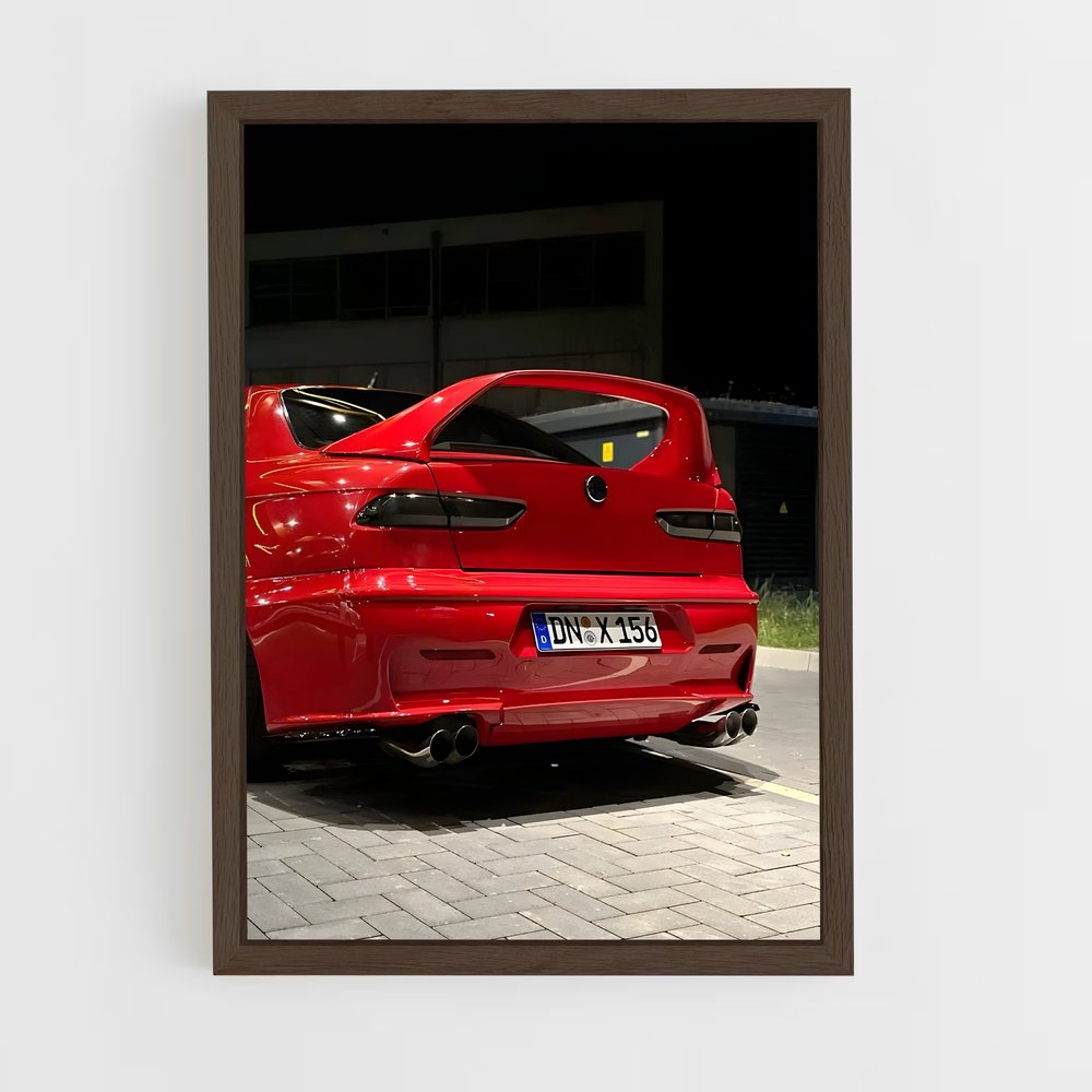 Poster Ferrari à Los Santos – affiche Alfa Romeo (vue 5)